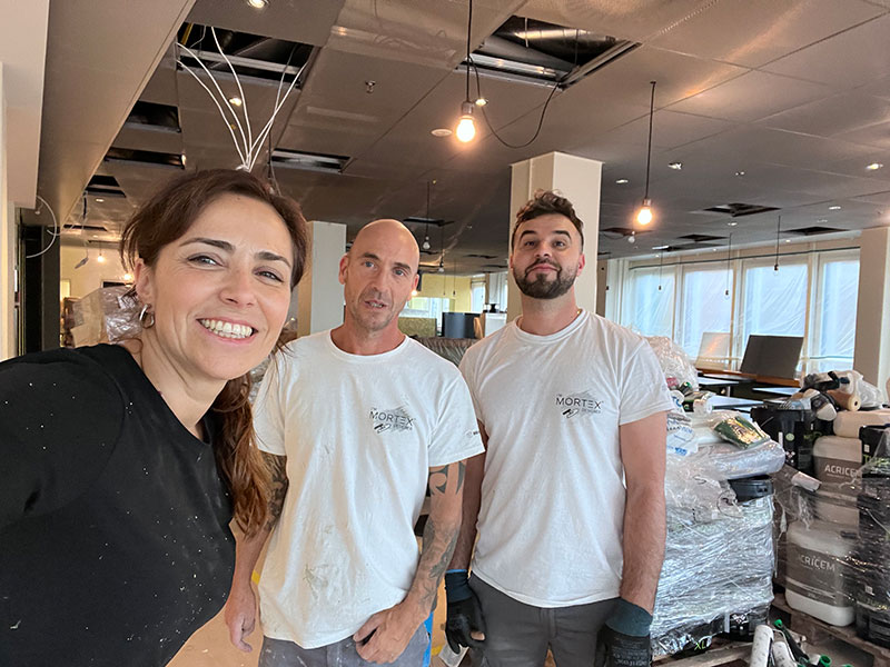 Equipo artesanos mortex Malaga