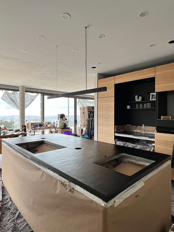 Microcemento aplicación cocinas