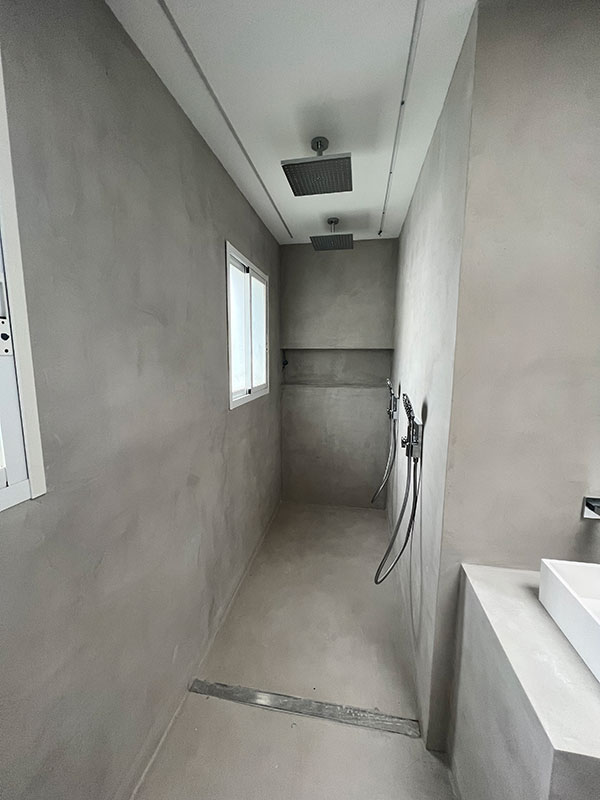 Mortex aplicación baños